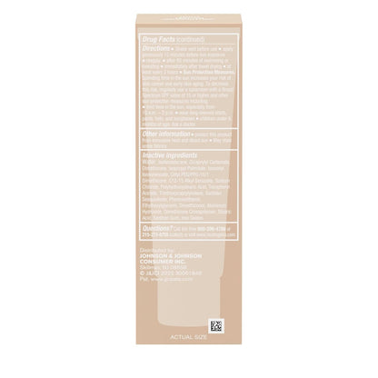 Neutrogena Purescreen+ Mineral UV Tint Face Liquid Tinted Sunscreen – Morning Self-Care Ritual, Broad Spectrum SPF 30 with Vitamin E