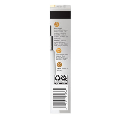 Neutrogena Rapid Tone Repair Retinol + Vitamin C Serum – Gentle, Unscented Daily Treatment for Sensitive Skin