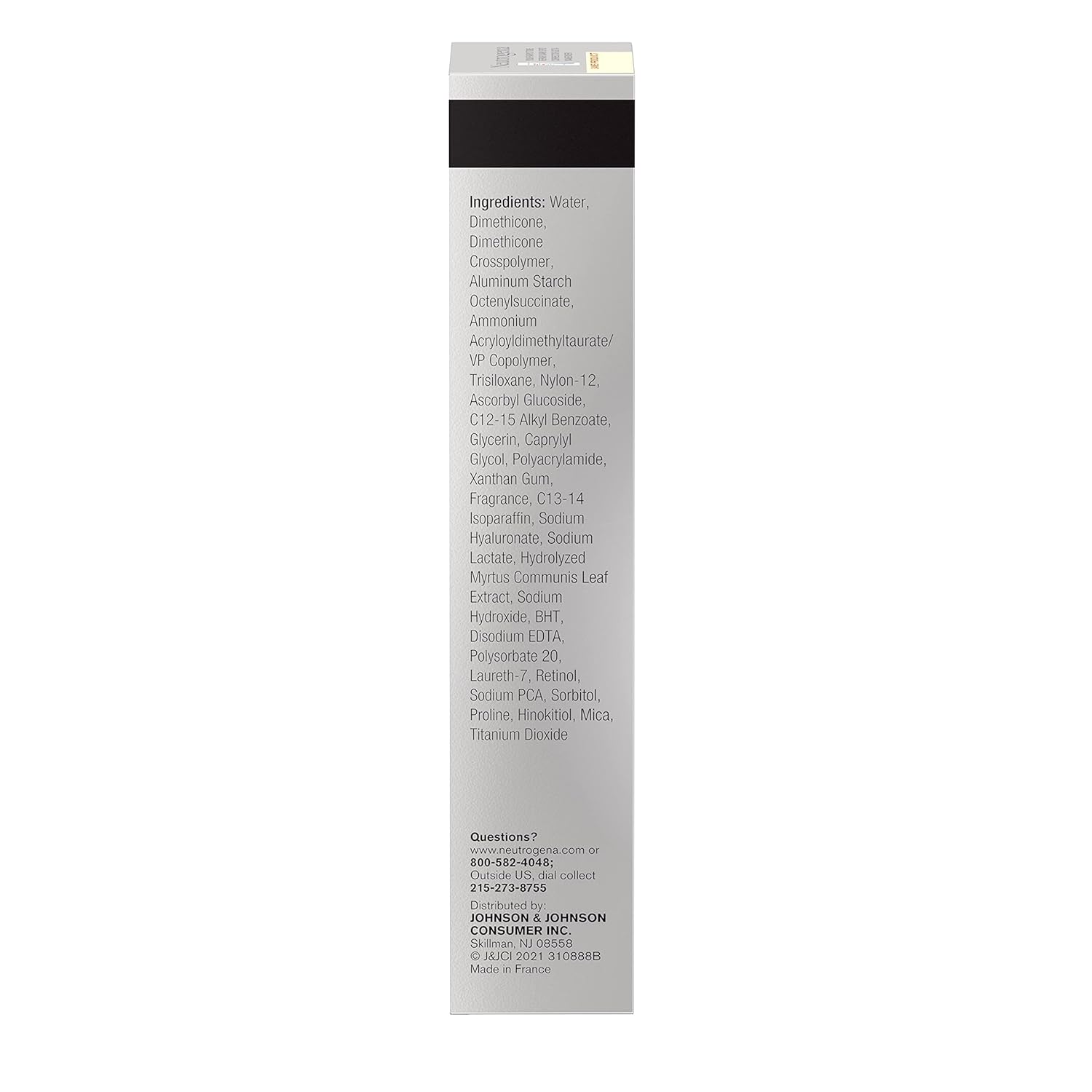 Neutrogena Rapid Tone Repair Retinol + Vitamin C Serum – Gentle, Unscented Daily Treatment for Sensitive Skin