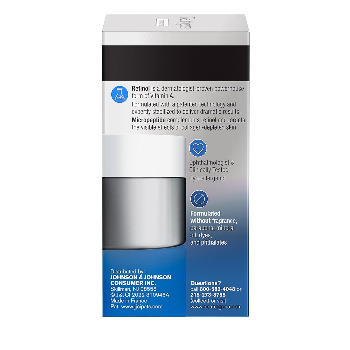 Neutrogena Rapid Wrinkle Repair Retinol Pro+ Eye Cream – Nightly Self-Care Ritual for Smoother Eye Area