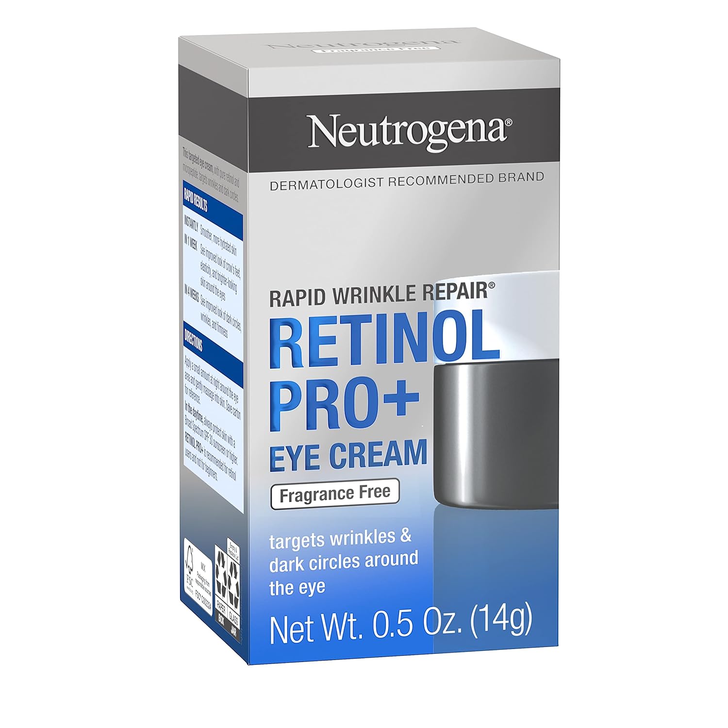 Neutrogena Rapid Wrinkle Repair Retinol Pro+ Eye Cream – Thoughtful Skincare Gift for Mom on Her Birthday