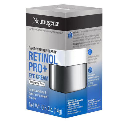 Neutrogena Rapid Wrinkle Repair Retinol Pro+ Eye Cream – Thoughtful Skincare Gift for Mom on Her Birthday
