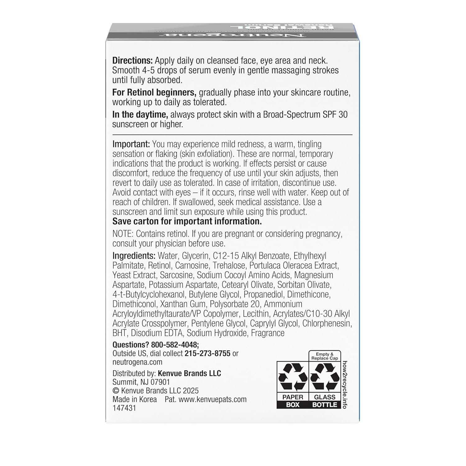 Neutrogena Rapid Wrinkle Repair Retinol Serum – Premium Anti-Aging Elixir with Pure Vitamin A