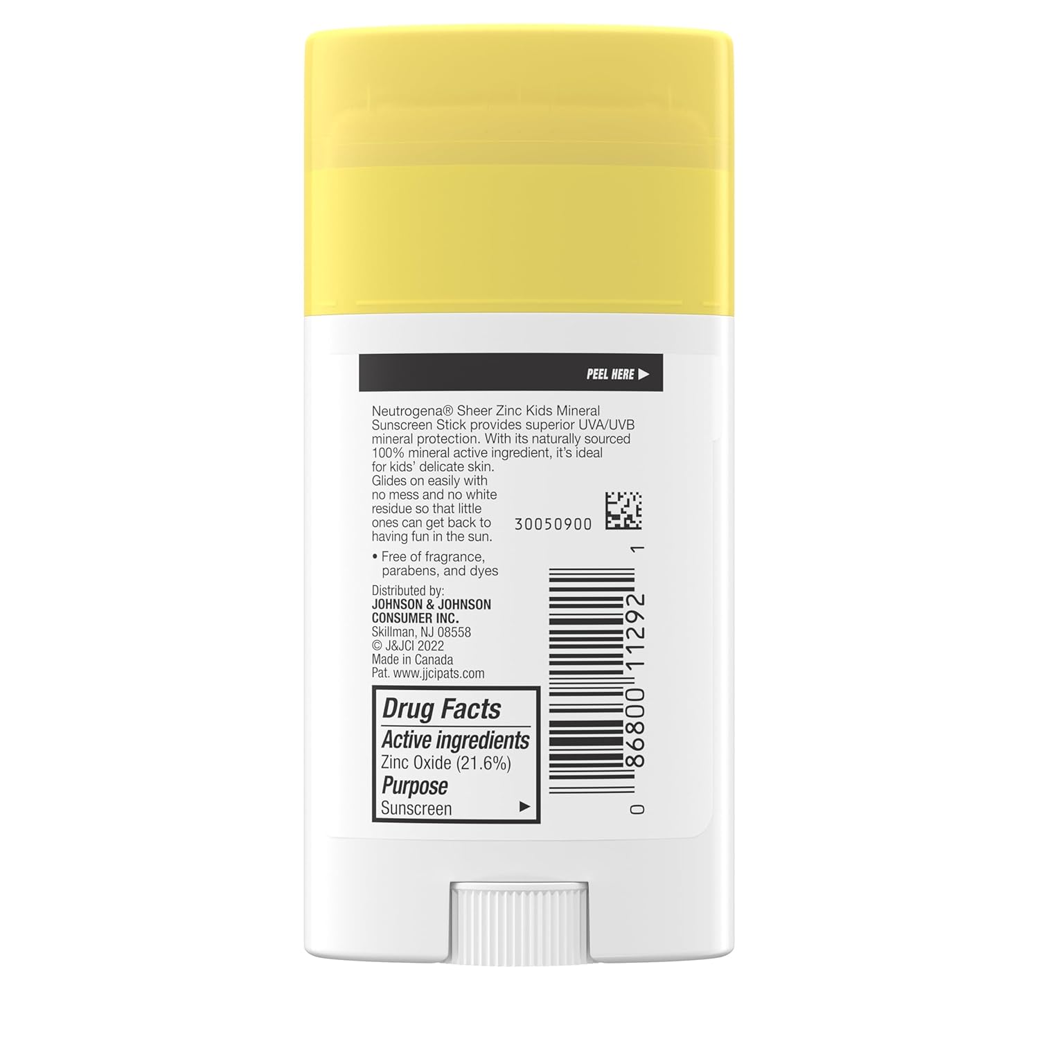 Neutrogena Sheer Zinc Mineral Sunscreen Stick, Clean Ingredient SPF 50+ for Health-Conscious Parents and Their Kids