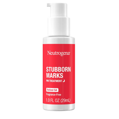 Neutrogena Stubborn Marks PM Cream – Bedtime Self-Care for Dark Spots and Uneven Tone, Unscented 1.0 Fl Oz