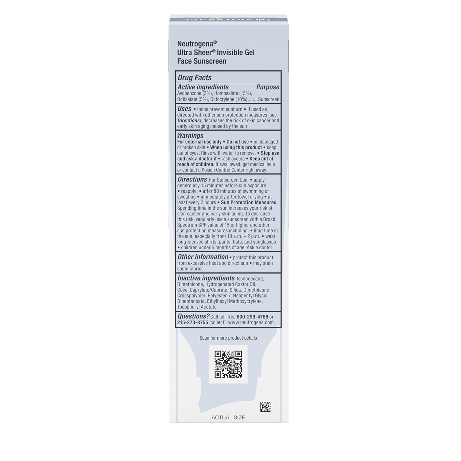 Neutrogena Ultra Sheer Invisible Gel SPF 40 – Three-in-One Formula for an Uncluttered Vanity
