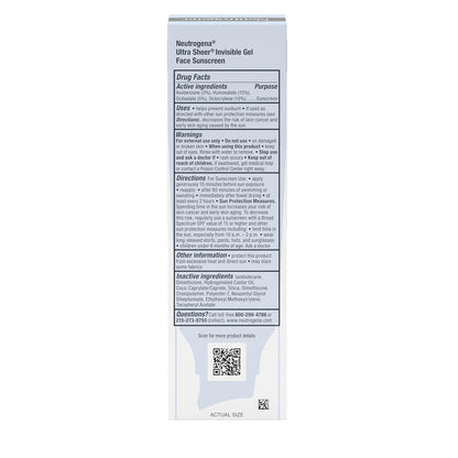 Neutrogena Ultra Sheer Invisible Gel SPF 40 – Three-in-One Formula for an Uncluttered Vanity