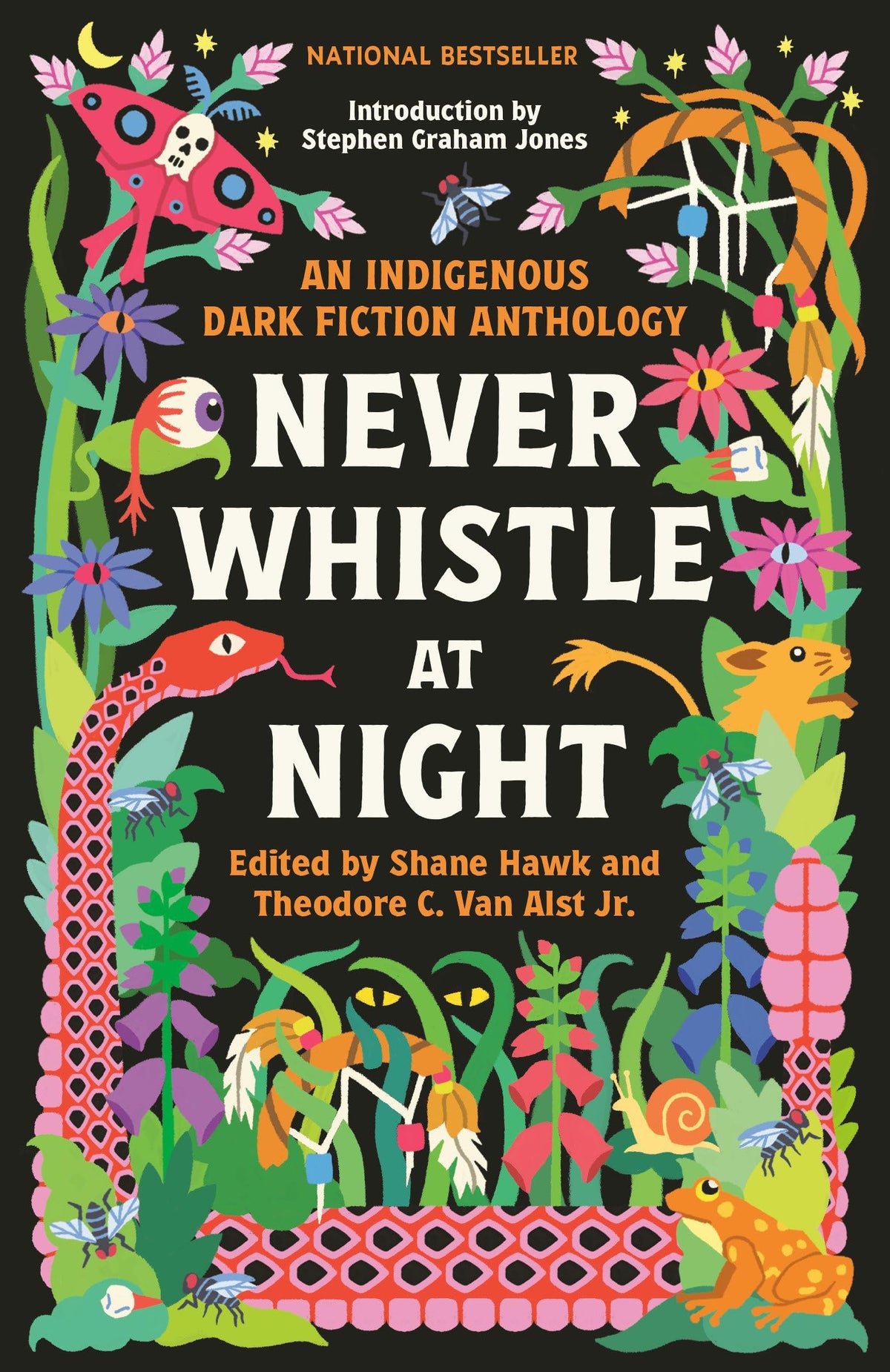 Never Whistle at Night: An Indigenous Dark Fiction Anthology — Weekend Self-Care Read for Immersive, Screen-Free Downtime