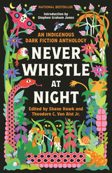 Never Whistle at Night: An Indigenous Dark Fiction Anthology — Weekend Self-Care Read for Immersive, Screen-Free Downtime