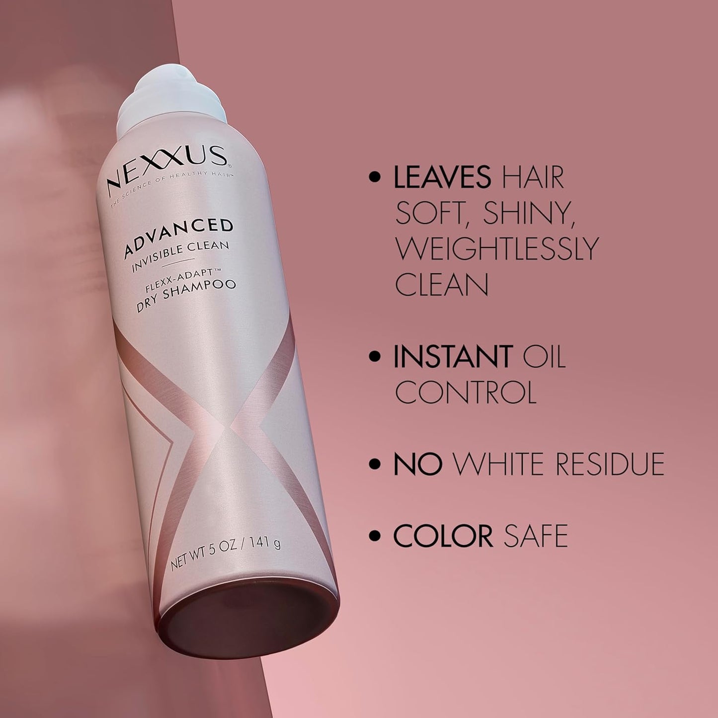 Nexxus Dry Shampoo for Oily Hair – Thoughtful Birthday Gift for Her, Invisible Protein-Infused Mist, 5 oz