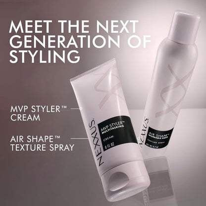 Nexxus Styling Cream MVP Styler Hybrid Multitasking Hair Cream for Capsule Hair Routines, Less Is More Styling