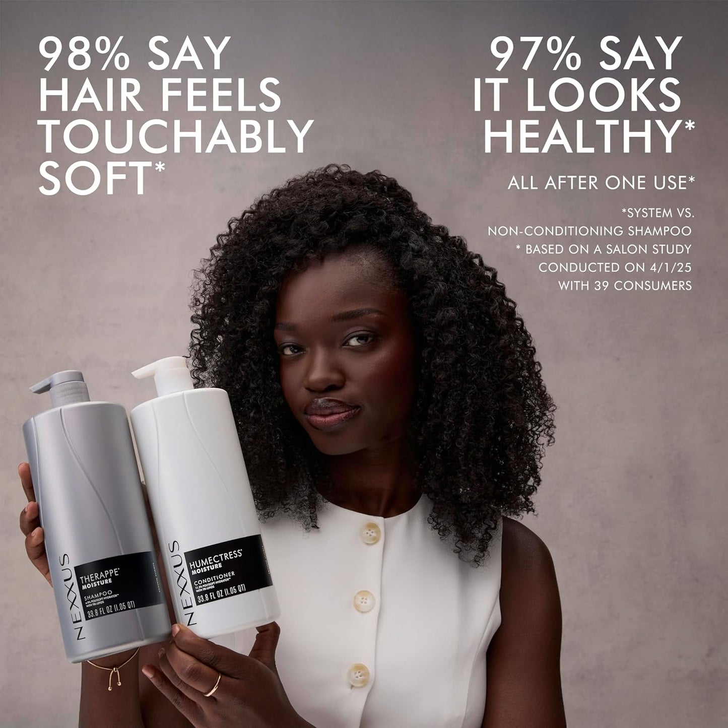 Nexxus Therapee Premium Moisture Shampoo – Salon-Quality Hair Repair with Tri-lipid Technology