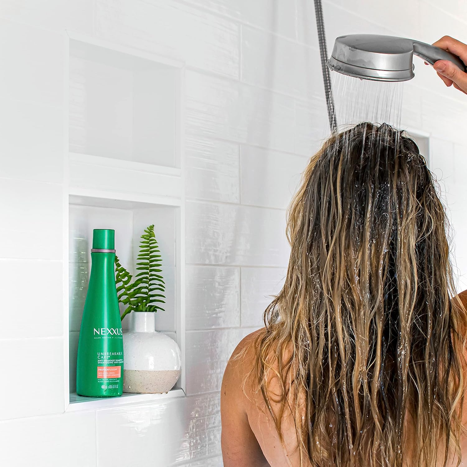 Nexxus Unbreakable Strengthening Shampoo – Hair Care Ritual for Calm Morning Routines & Self-Care
