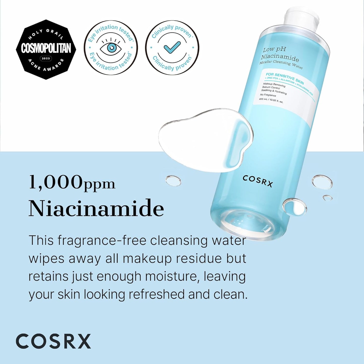 niacinamide active ingredient for brightening and pore care