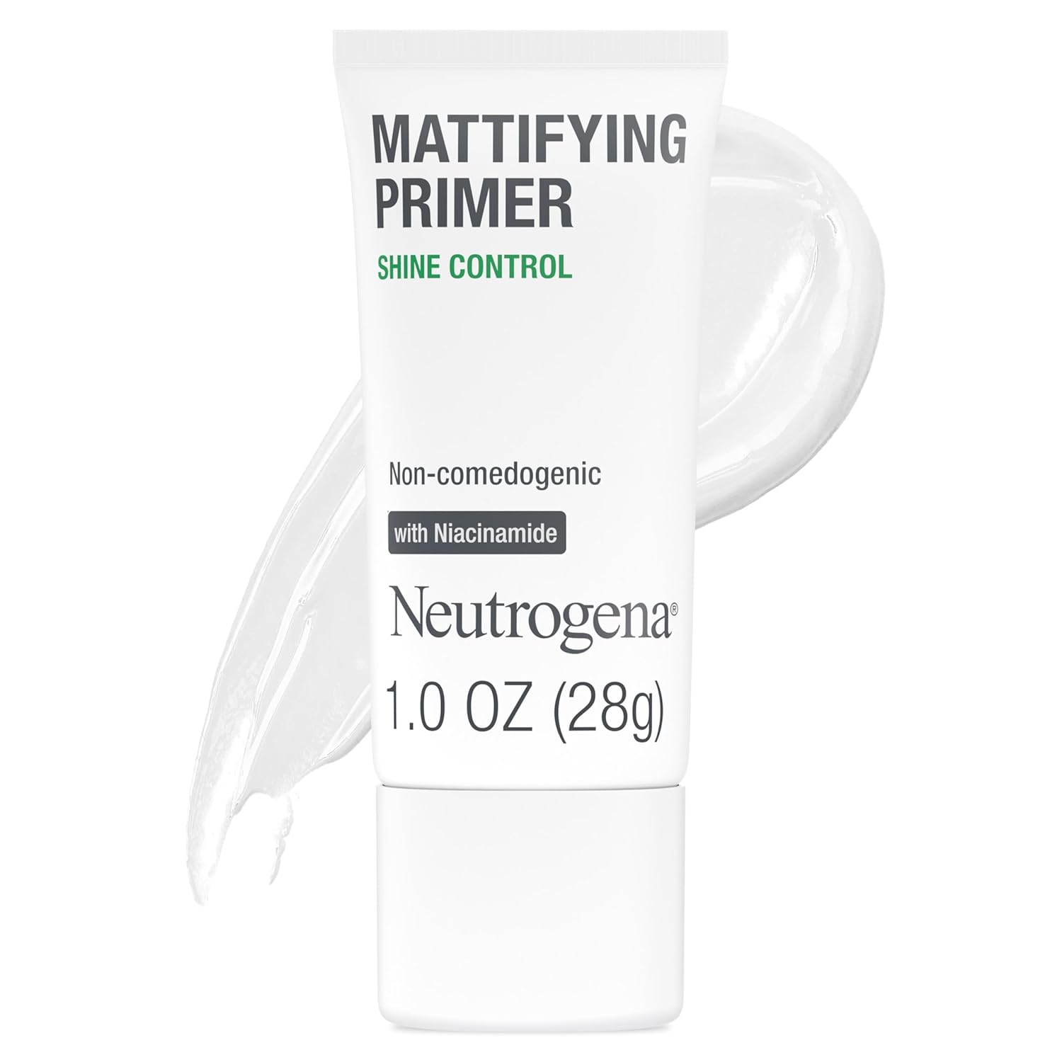 niacinamide-infused mattifying formula for shine control and even-looking skin