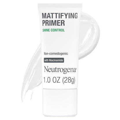 niacinamide-infused mattifying formula for shine control and even-looking skin