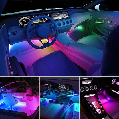 Nilight Music Sync Interior Lights – Family Safe Colorful Cabin Glow for Teen Drivers and Backseat Riders