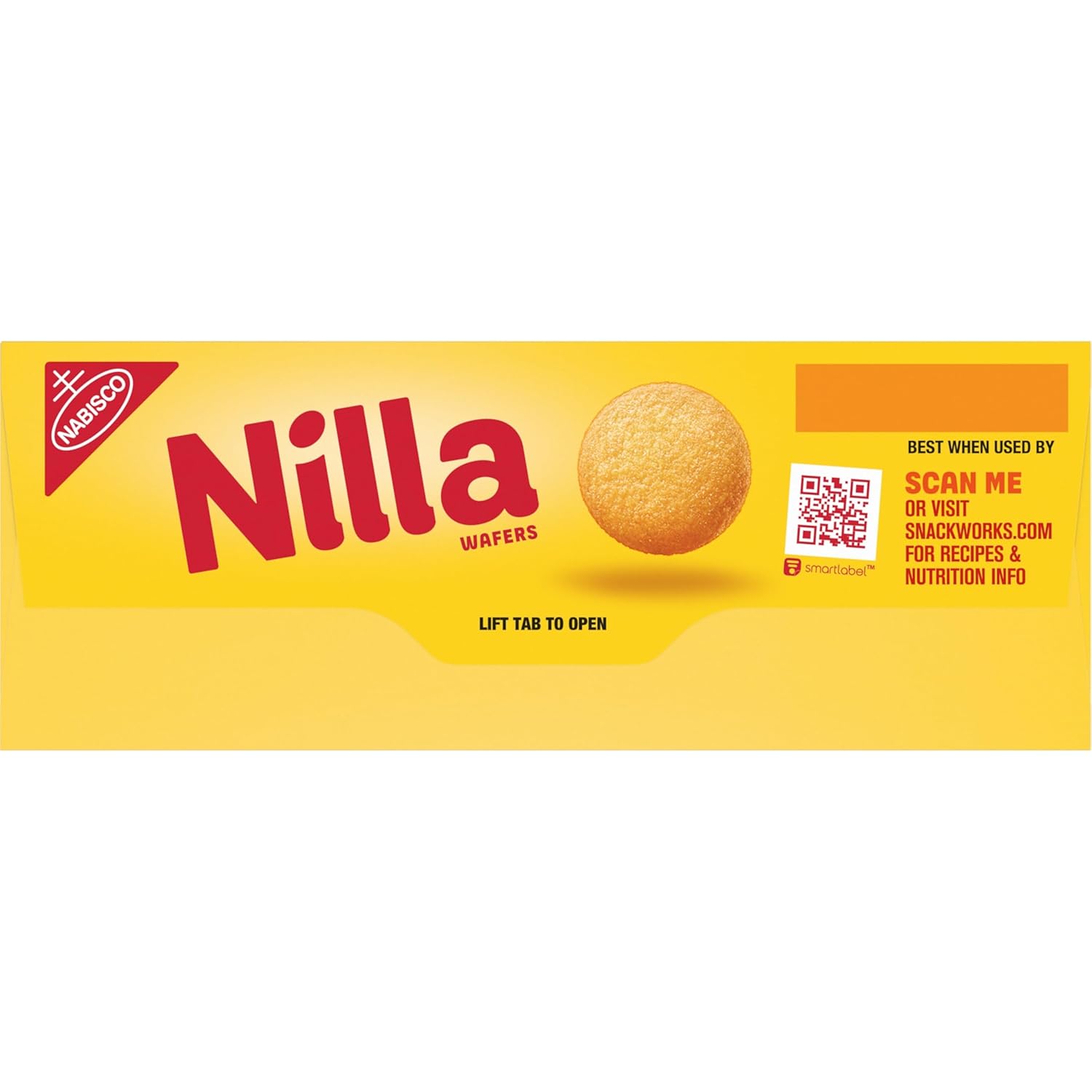 NILLA Wafers Cookies, Vanilla Wafers Snack for Kids Lunchboxes, Crunchy Vanilla Baking Wafers for After-School Treats