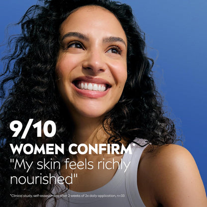 NIVEA Cocoa Butter Body Cream with Deep Nourishing Serum – Nightly Body Lotion Ritual for Dry Skin, 16 Ounce Jar