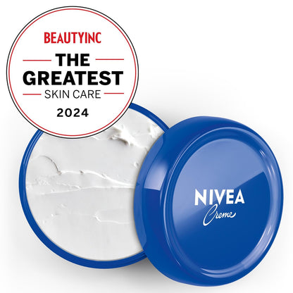 NIVEA Creme All-Skin-Type Moisturizer – Family Bathroom Cream for Kids' Post-Bath Routine, 16 Oz Jar