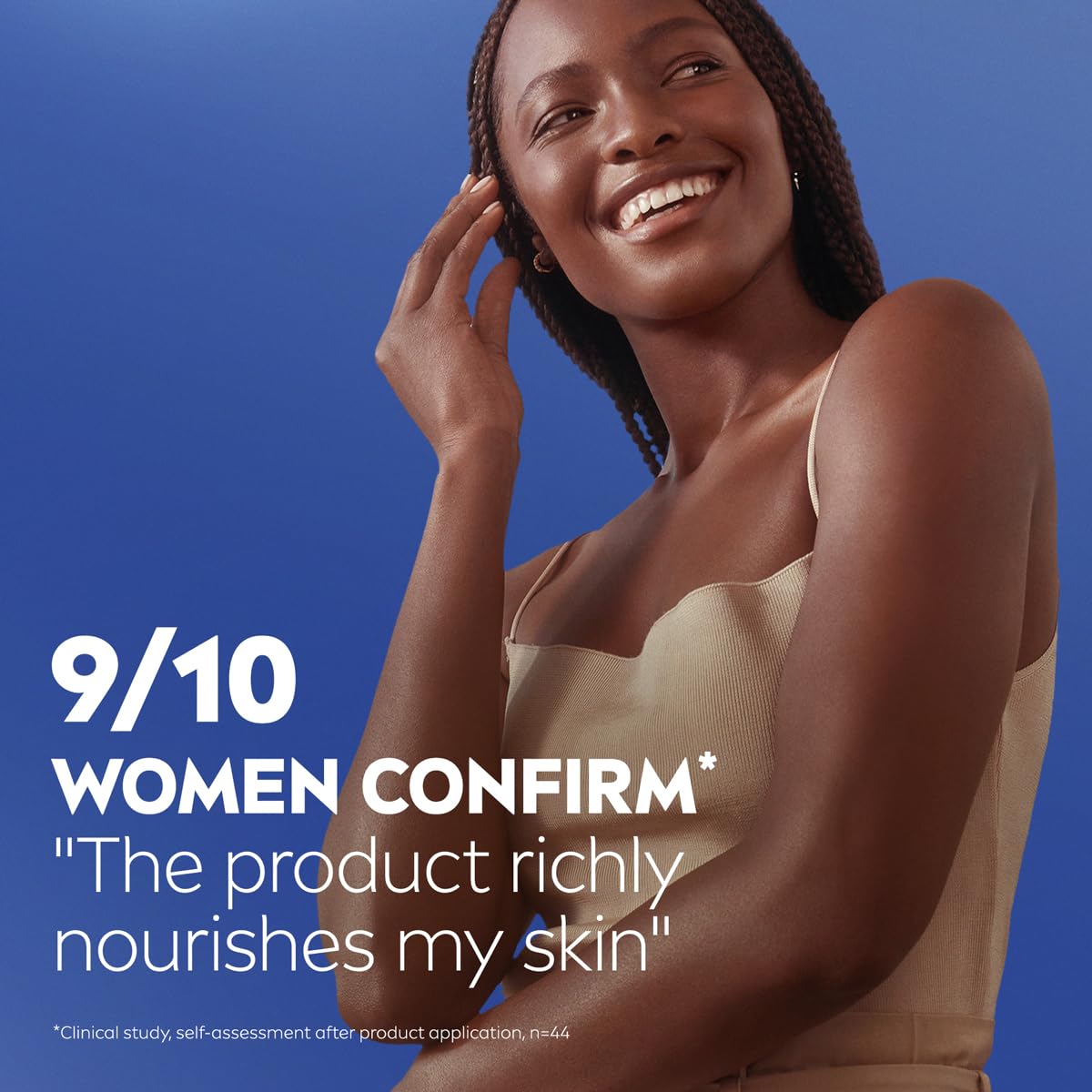 NIVEA Essentially Enriched Body Lotion for Very Dry Skin with Hyaluronic Acid, Streamlined 50% Recycled Packaging and Effortless Daily Moisture, 33.8 Fl Oz