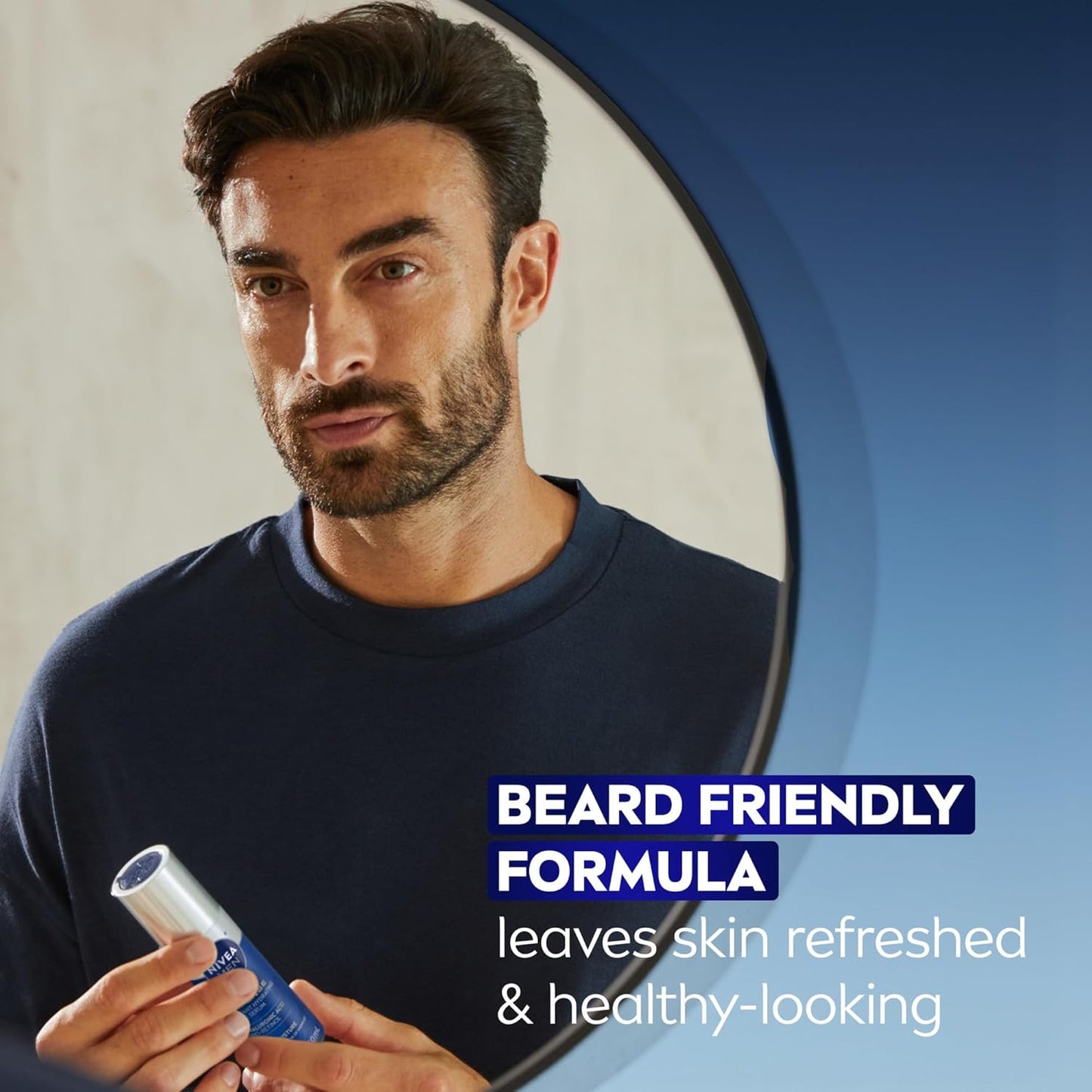 NIVEA MEN Age Defense Instant Hydrating Face Serum for Dry Skin – Premium Pro-Retinol Treatment, 1.7 Fl Oz