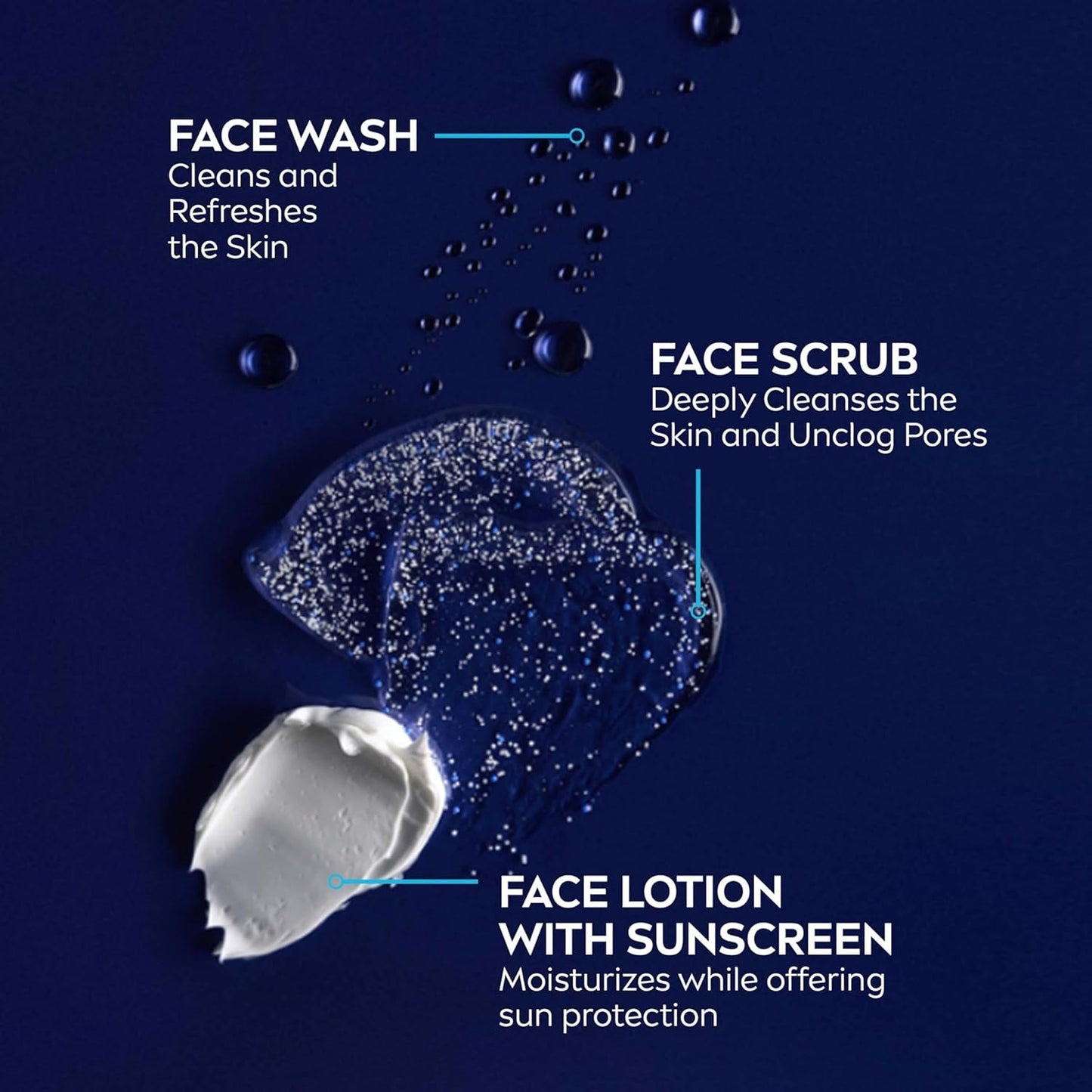 NIVEA MEN Maximum Hydration Face Wash – Clean-Design Daily Cleanser for a Simple One-Step Bathroom Skincare Routine