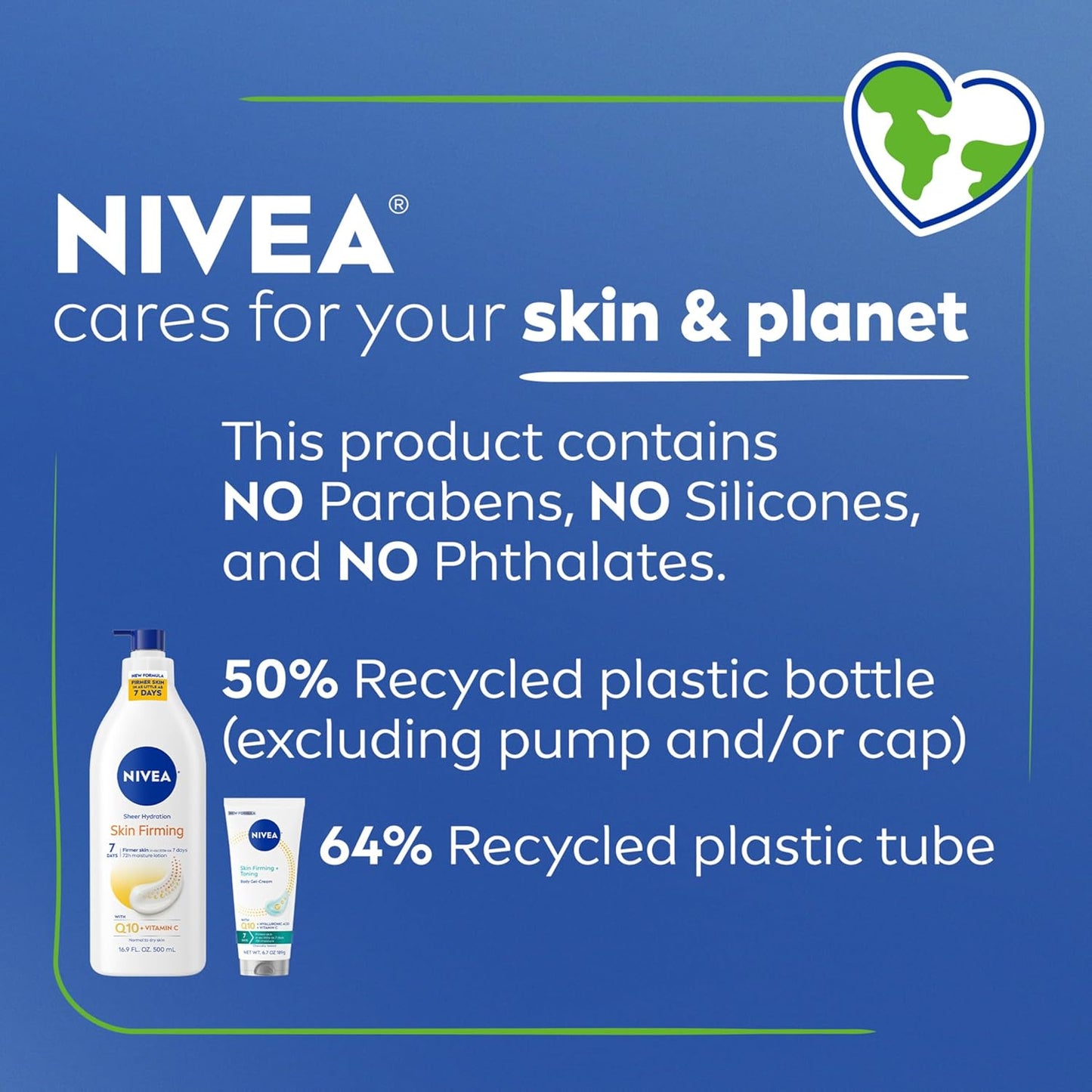 NIVEA Skin Firming Body Care Set – Coenzyme Q10 and Vitamin C for a Calming Nightly Self-Care Ritual
