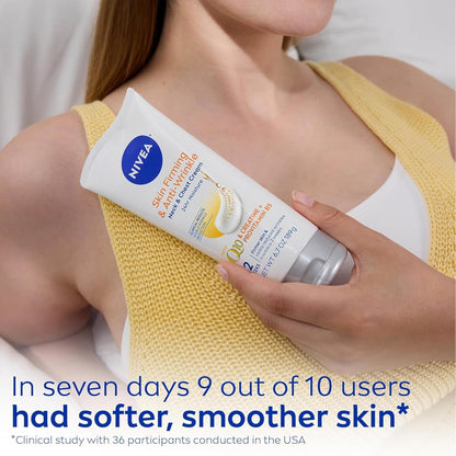 NIVEA Skin Firming Neck and Chest Cream – Evening Self-Care Ritual for Women 35+, Anti-Aging Treatment for Delicate Décolletage
