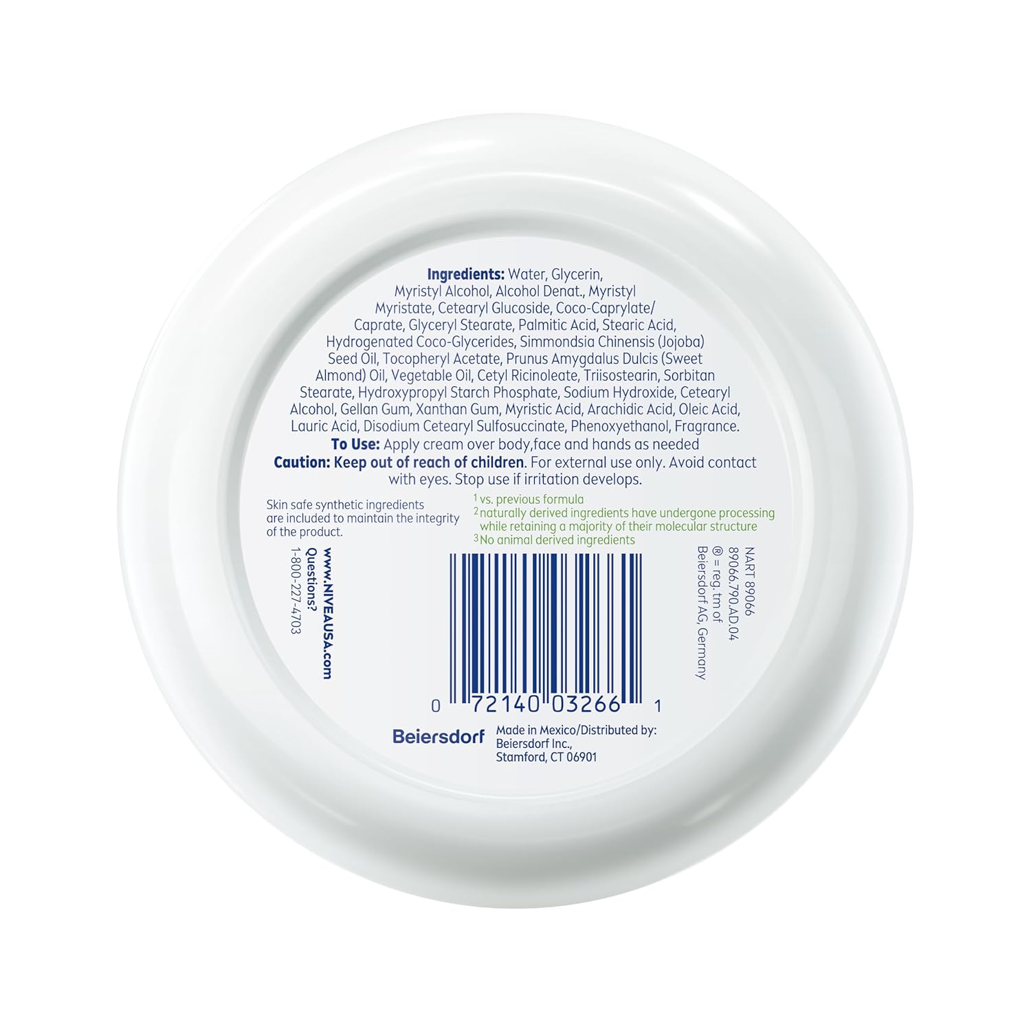 NIVEA Soft Moisturizing Cream – Post-Shower Self-Care Ritual for Full-Body Hydration, 16 Oz Jar