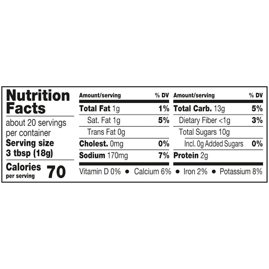 no added sugar formulation (uses acesulfame potassium and sucralose for sweetness)