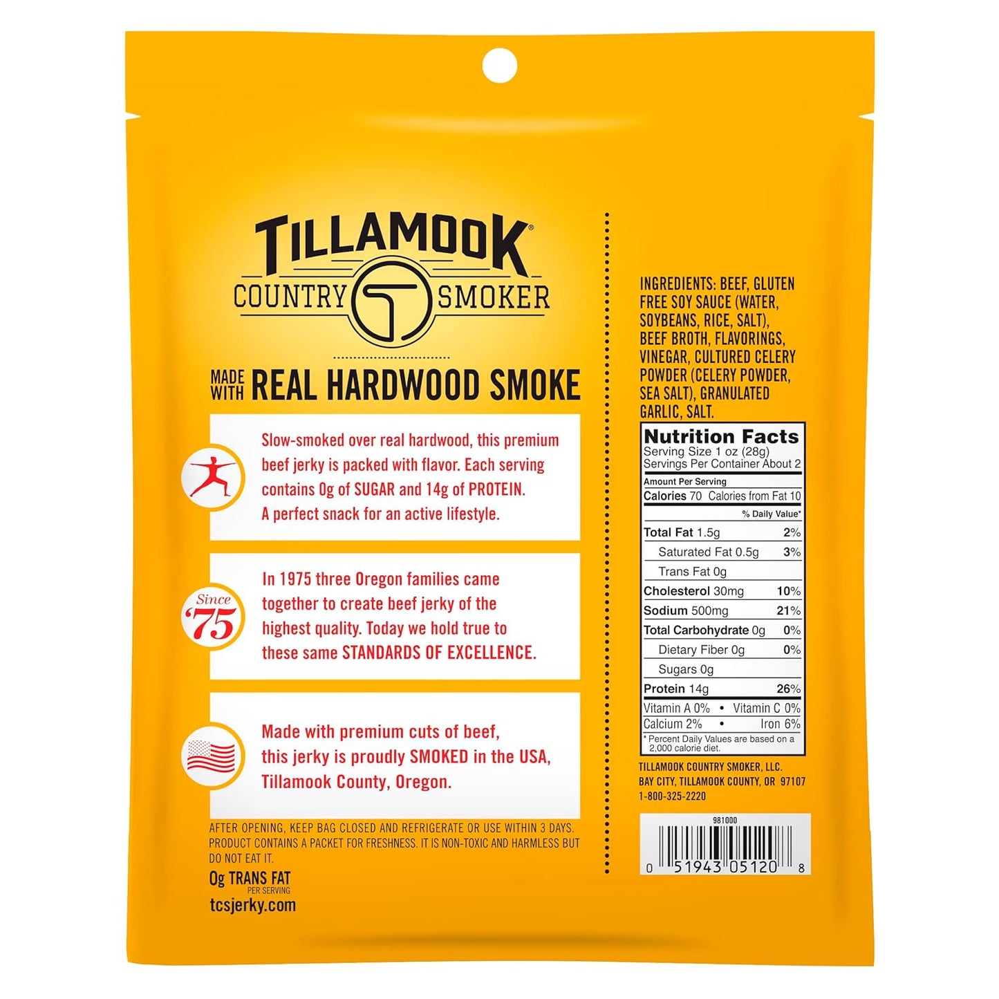 no artificial sweeteners, with cultured celery powder as a natural curing agent