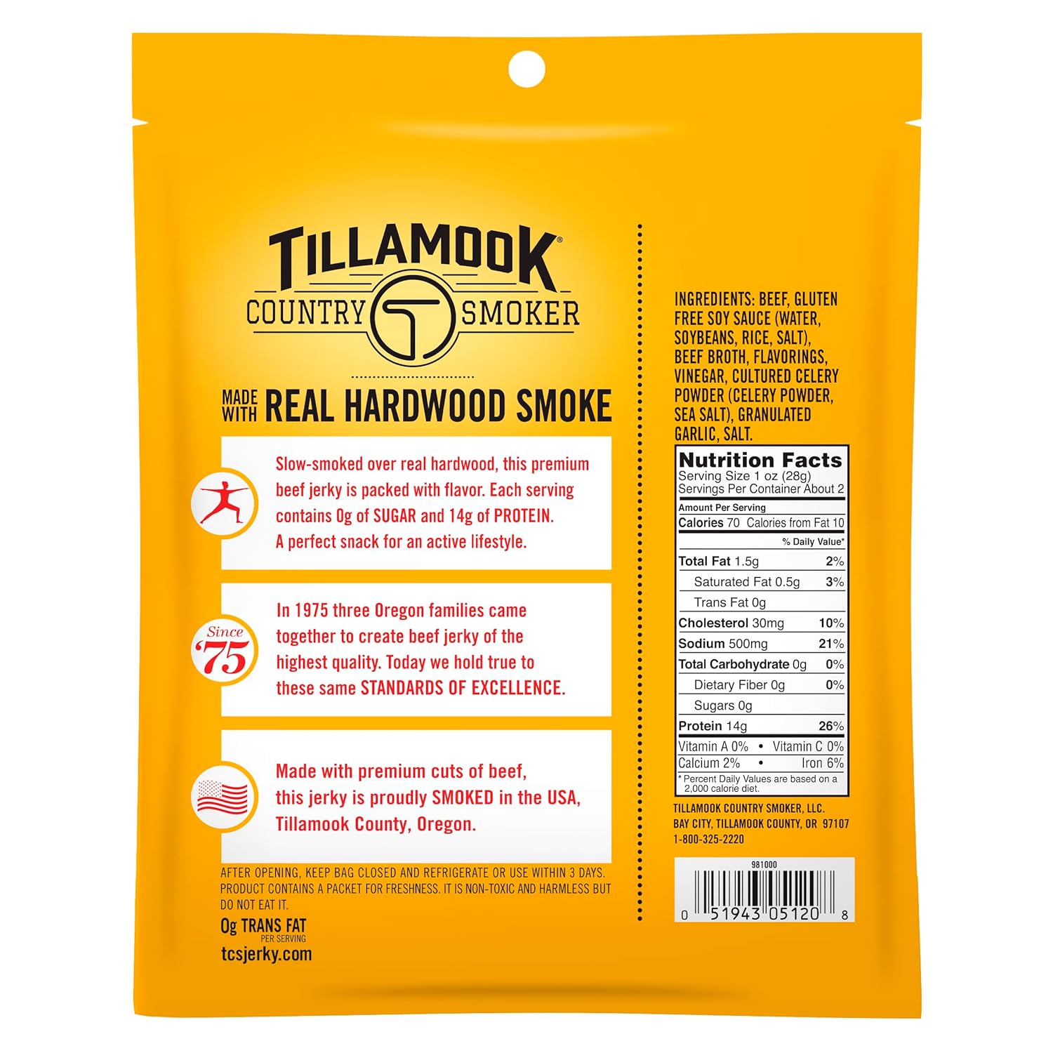 no artificial sweeteners, with cultured celery powder as a natural curing agent