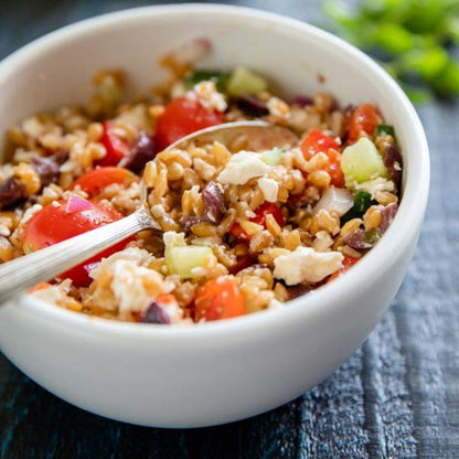 no bromating, bleaching, or enriching — minimally processed whole grain