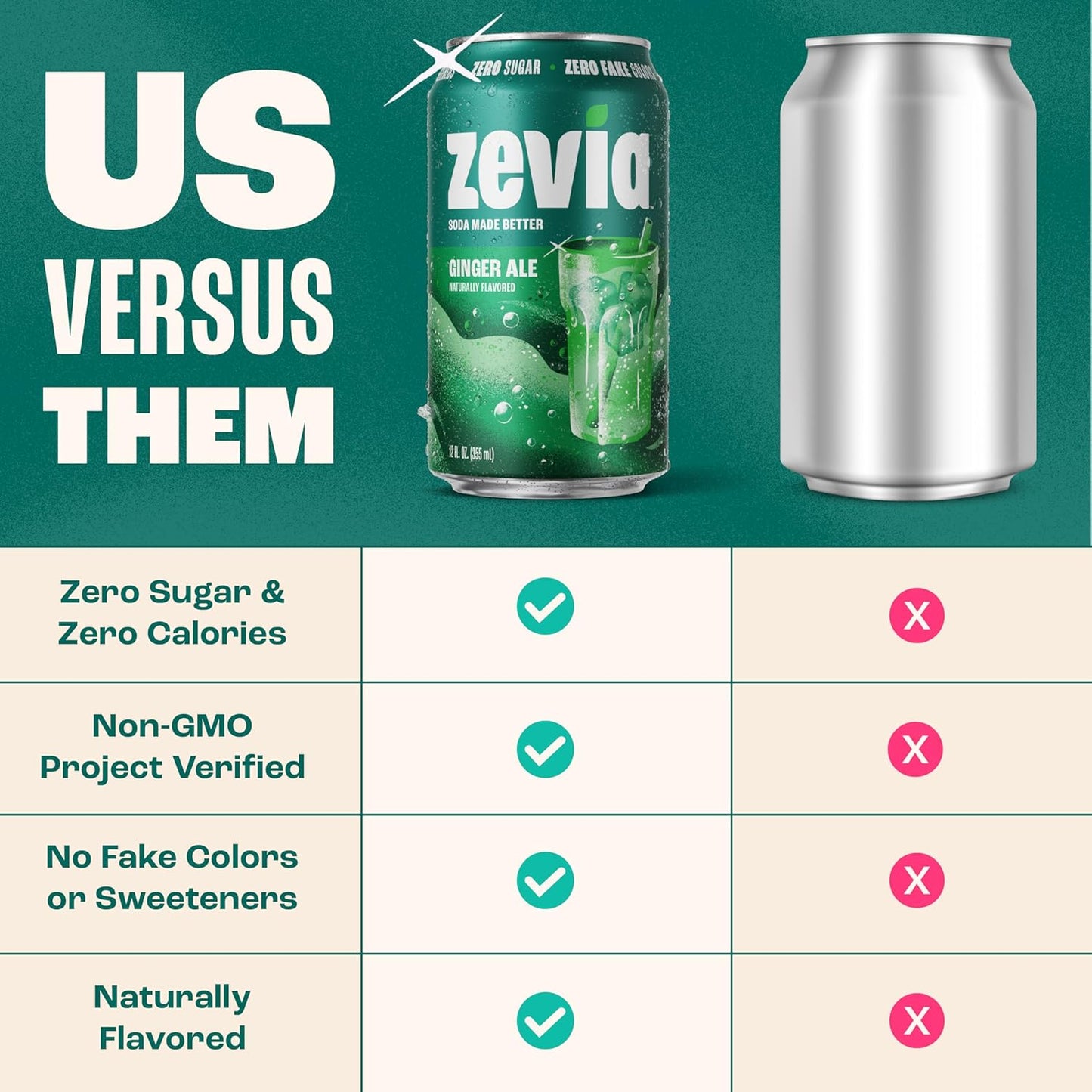 no caramel color — naturally clear beverage