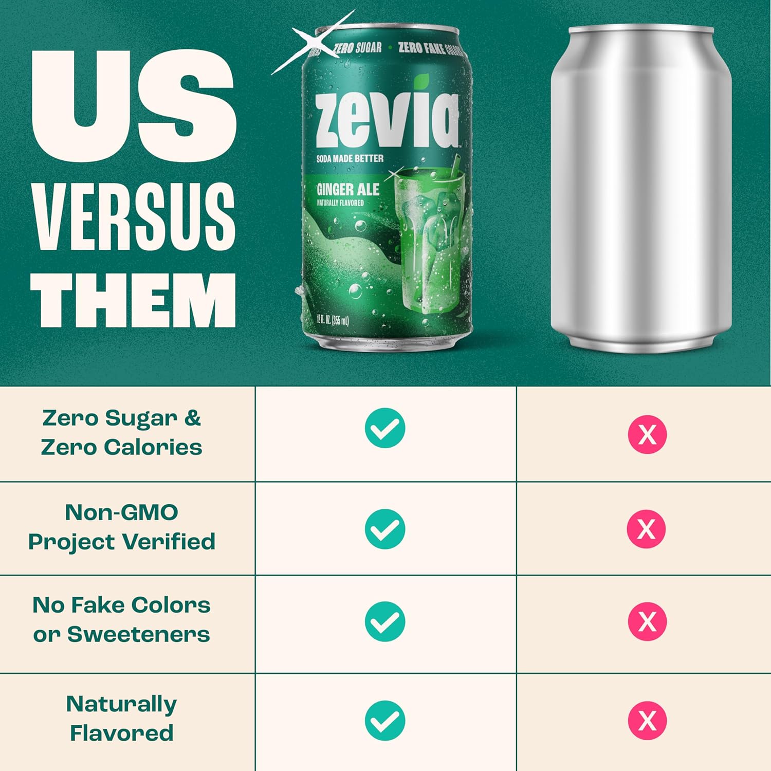 no caramel color — naturally clear beverage