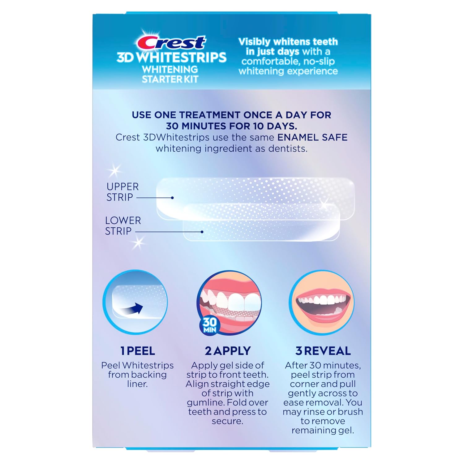 no-rinse, at-home application requiring no dental visit