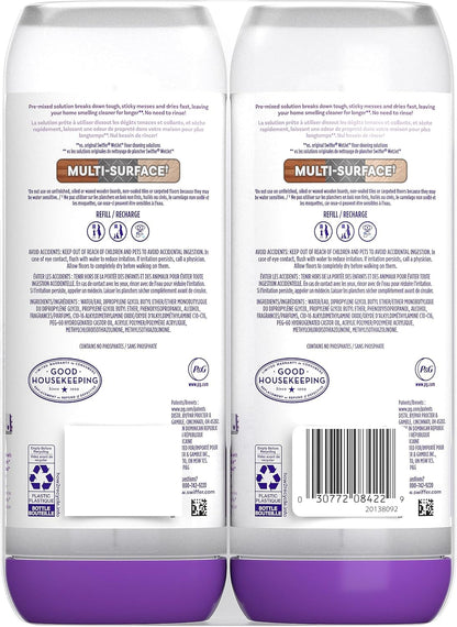no-rinse, fast-drying formula that breaks down sticky messes
