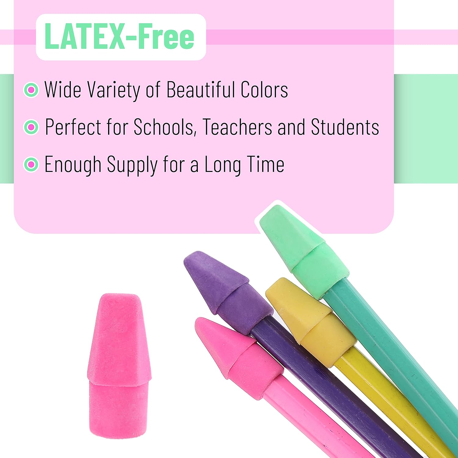 no-smudge and non-abrasive erasing that protects paper surface