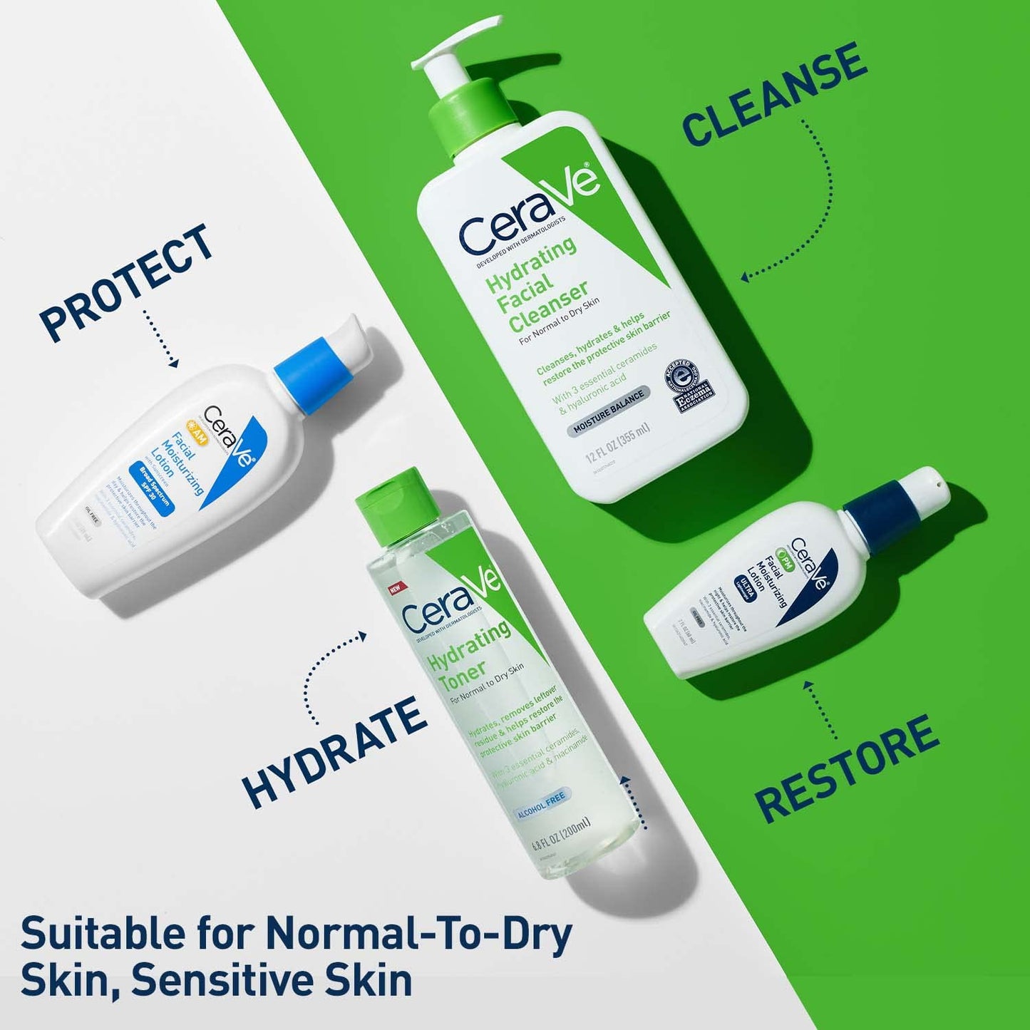 non-comedogenic and allergy-tested for sensitive skin