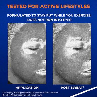 non-drip, non-staining formulation safe around eyes and clothing