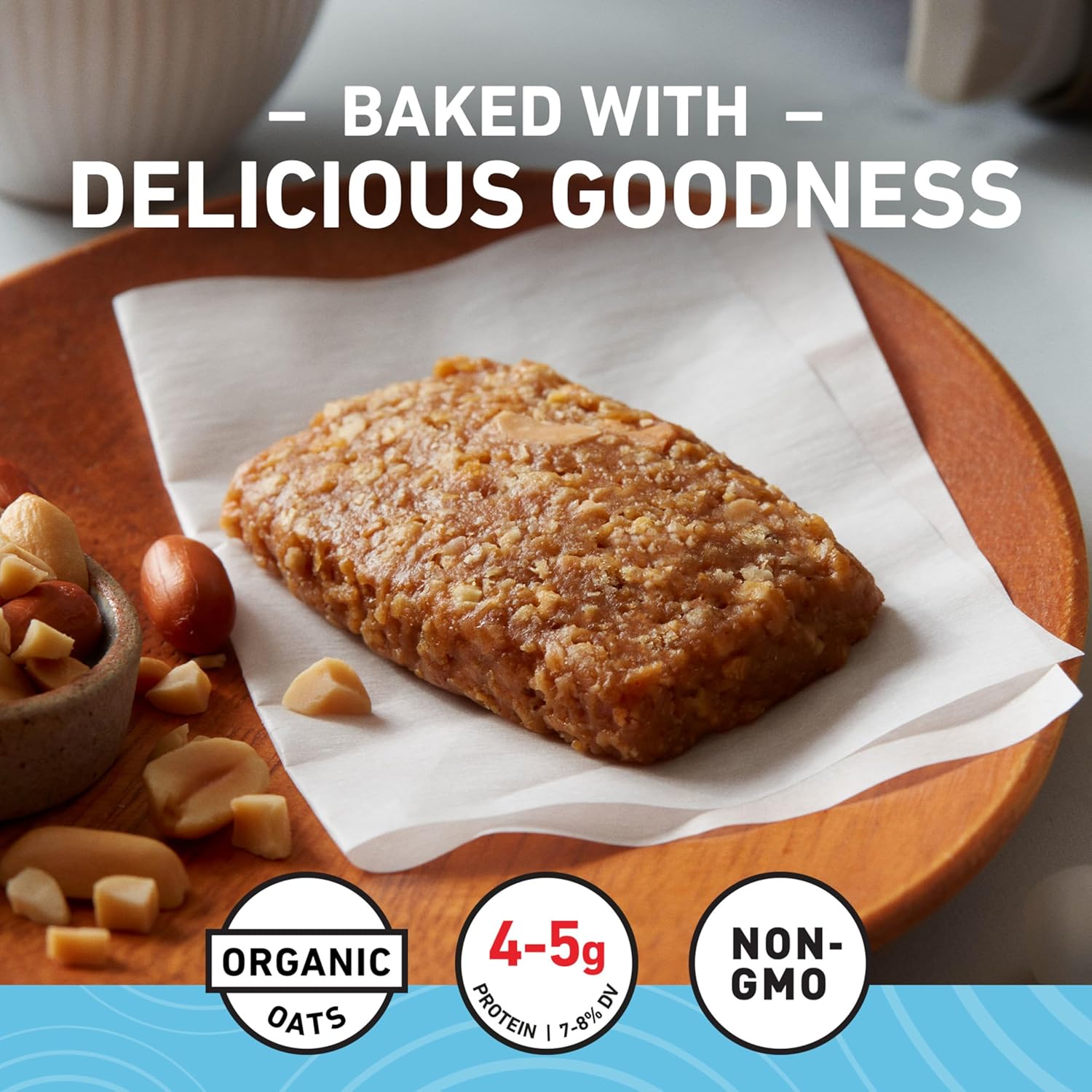 non-gmo with organic rolled oats and no high-fructose corn syrup or artificial flavors