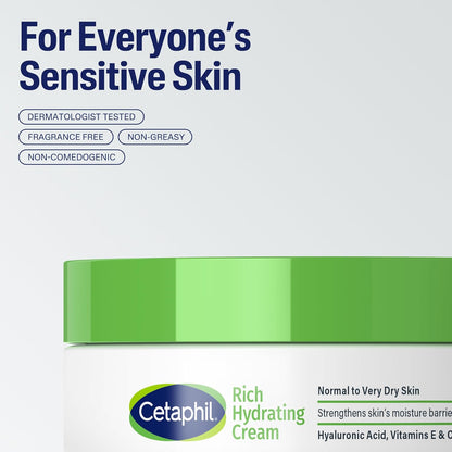 non-greasy, fast-absorbing lightweight cream texture