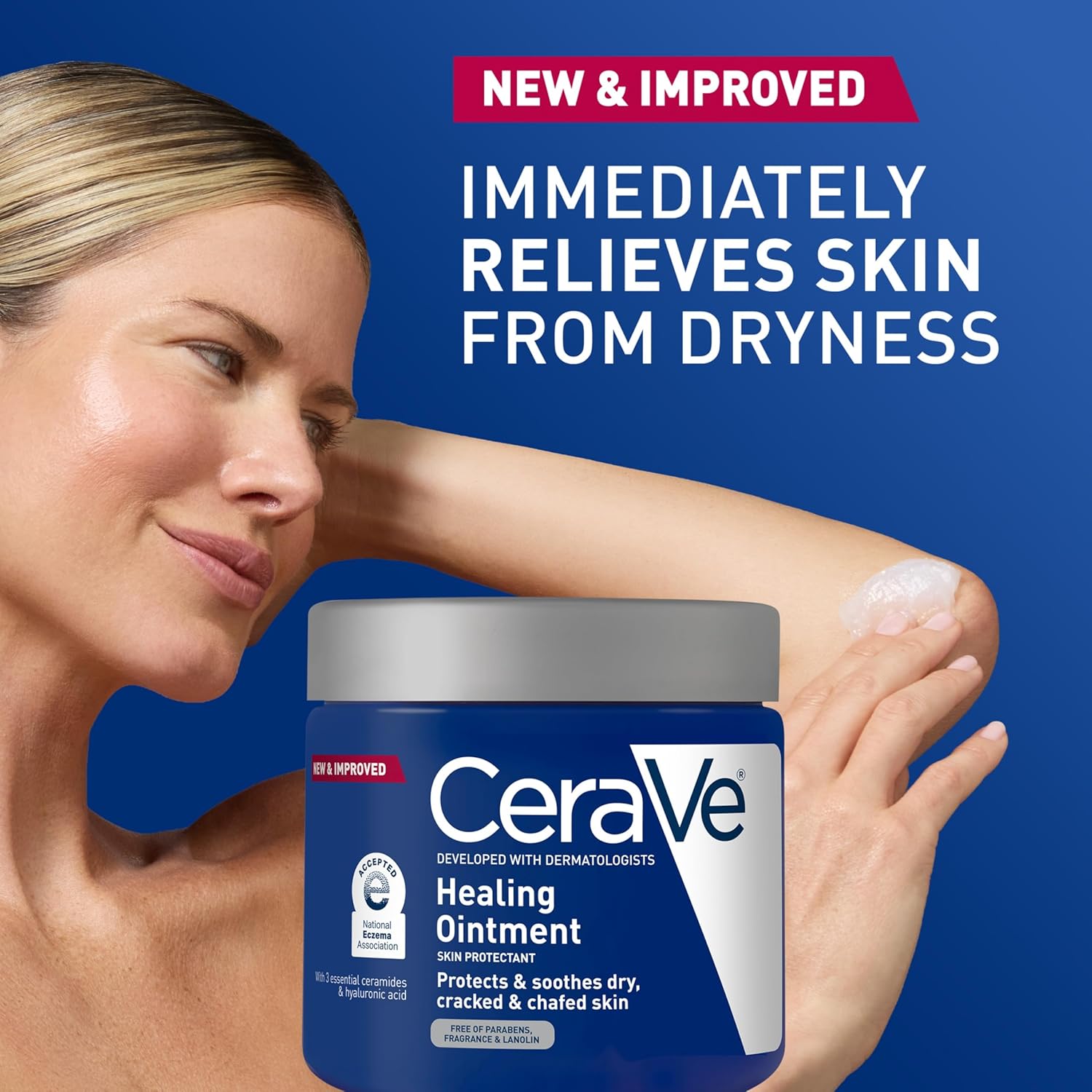 non-greasy, non-comedogenic finish suitable for facial application