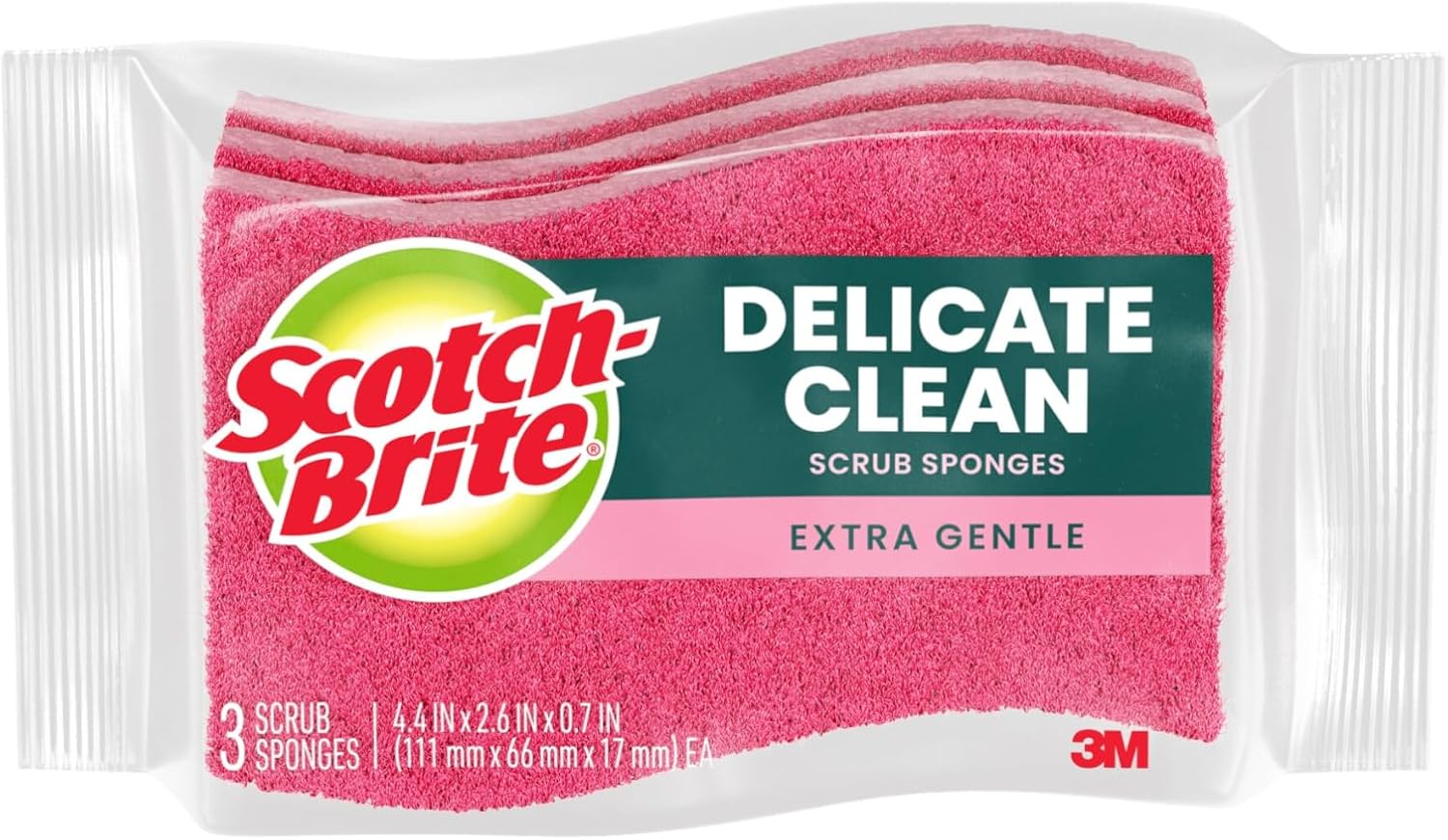 non-scratch scrubbing fibers safe for porcelain, fine china, stemware, nonstick pans, mirrors, and faucets
