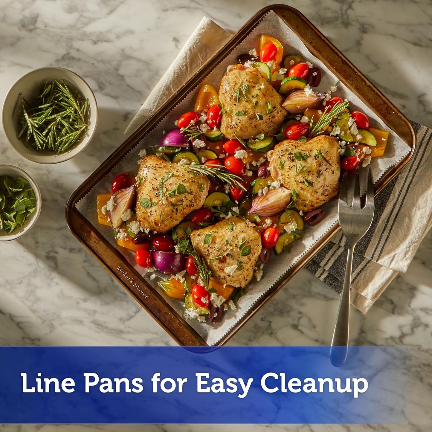 non-stick food-safe parchment material