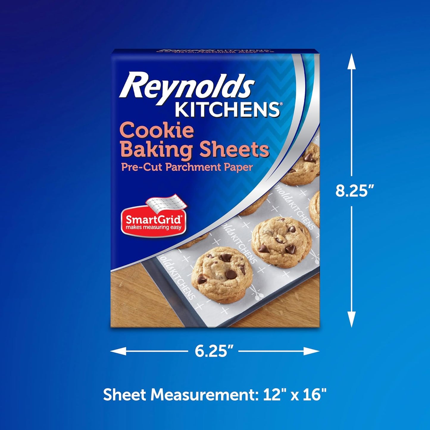non-stick parchment surface rated oven-safe up to 425°f