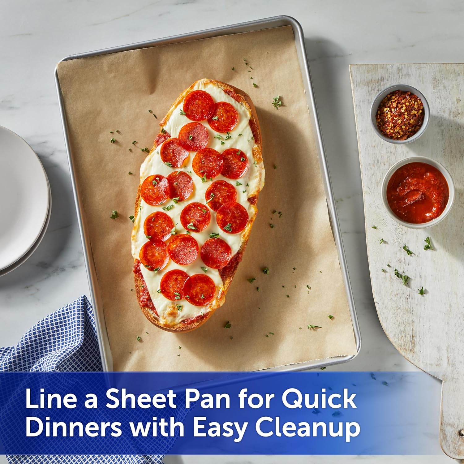 non-stick surface that lets baked goods slide off without greasing