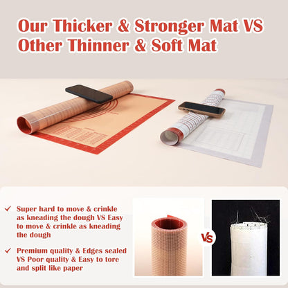 non-stick top surface for easy dough release