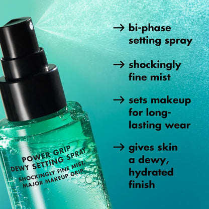 non-sticky, dewy finish